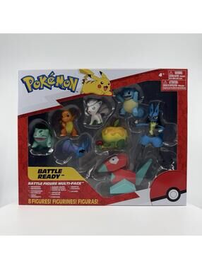Pokémon Battle Ready Battle Figure Multi-pack 8 Figures NEW & SEALED